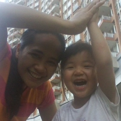 A caregiver/nanny in Hong Kong
